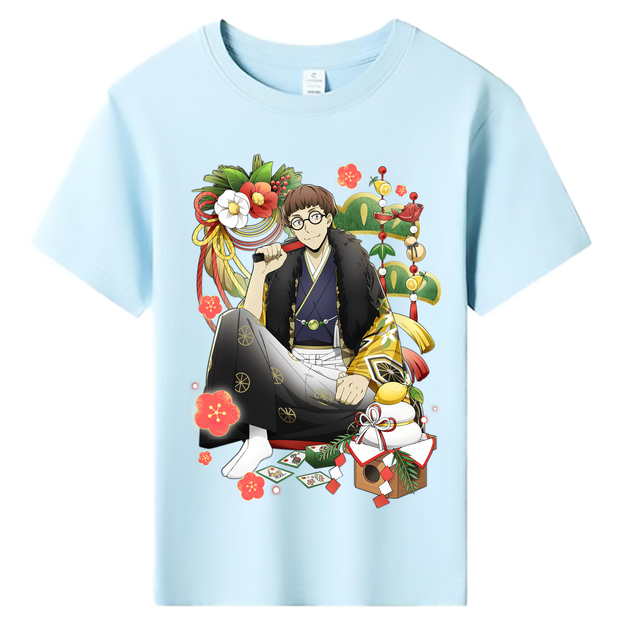 （画像用） 文豪ストレイドッグス Bungo Stray Dogs 綿100％キッズTシャツ（フロントプリント）